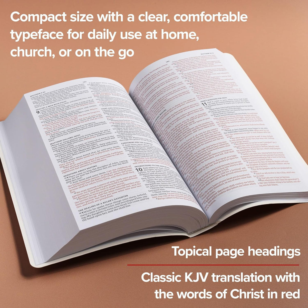 KJV Holy Bible, Classic Cambridge Text | Compact Everyday Bible
