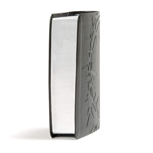KJV Large Print Compact Reference Bible | Charcoal LeatherTouch, Red Letter