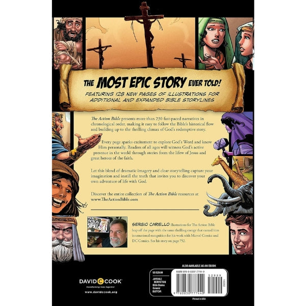 The Action Bible: God's Redemptive Story | Illustrated Bible for Kids & Teens