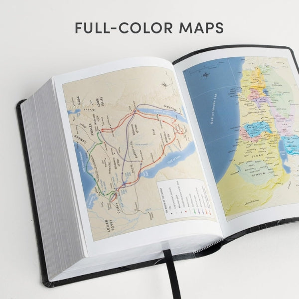 KJV Large Print Bible full color maps and concordance section
